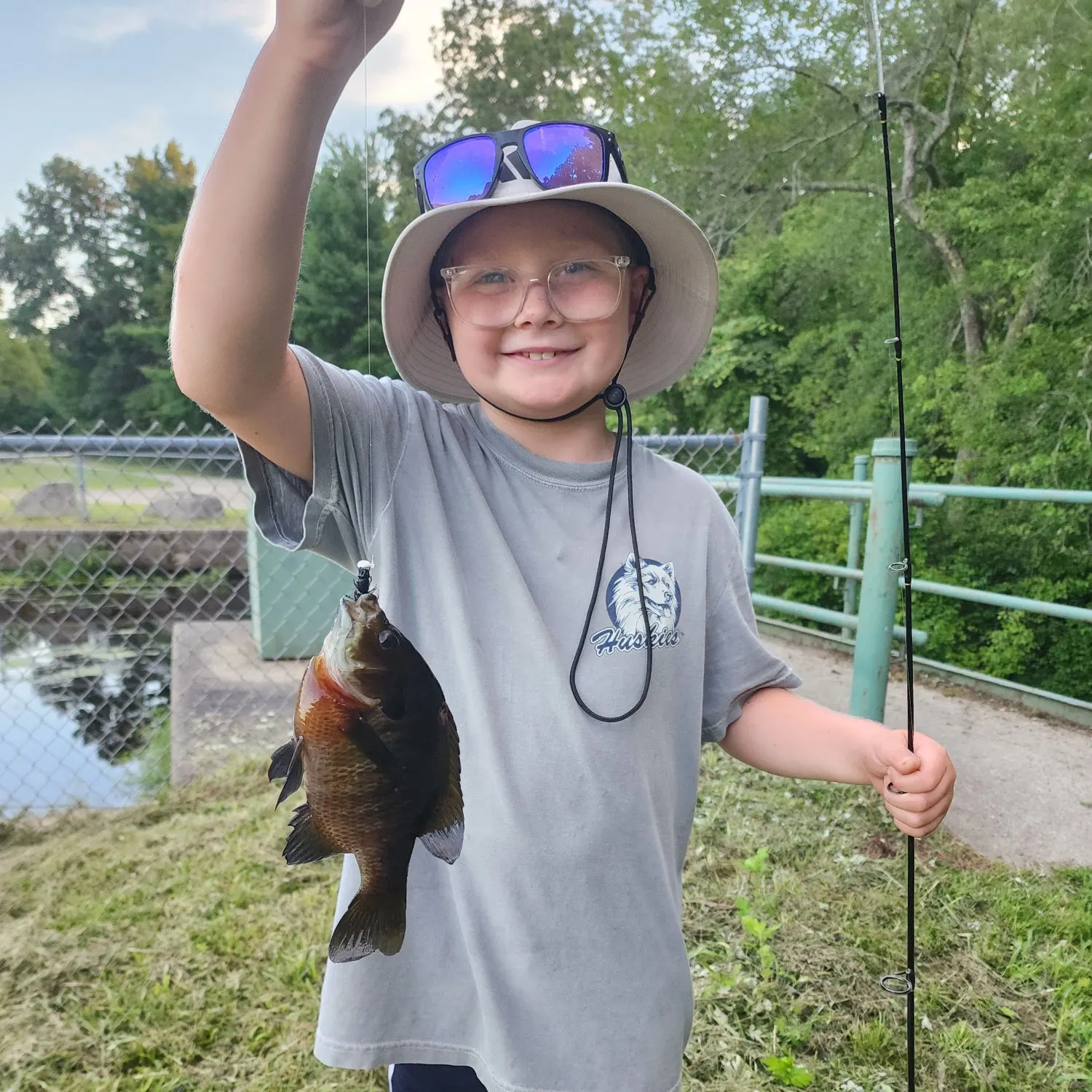 Bluegill caught on Fishbrain