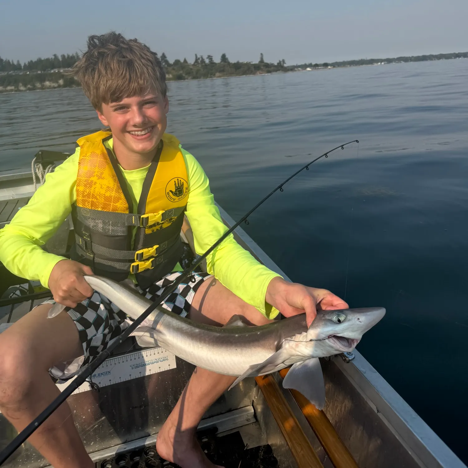 Pacific spiny dogfish caught on Fishbrain