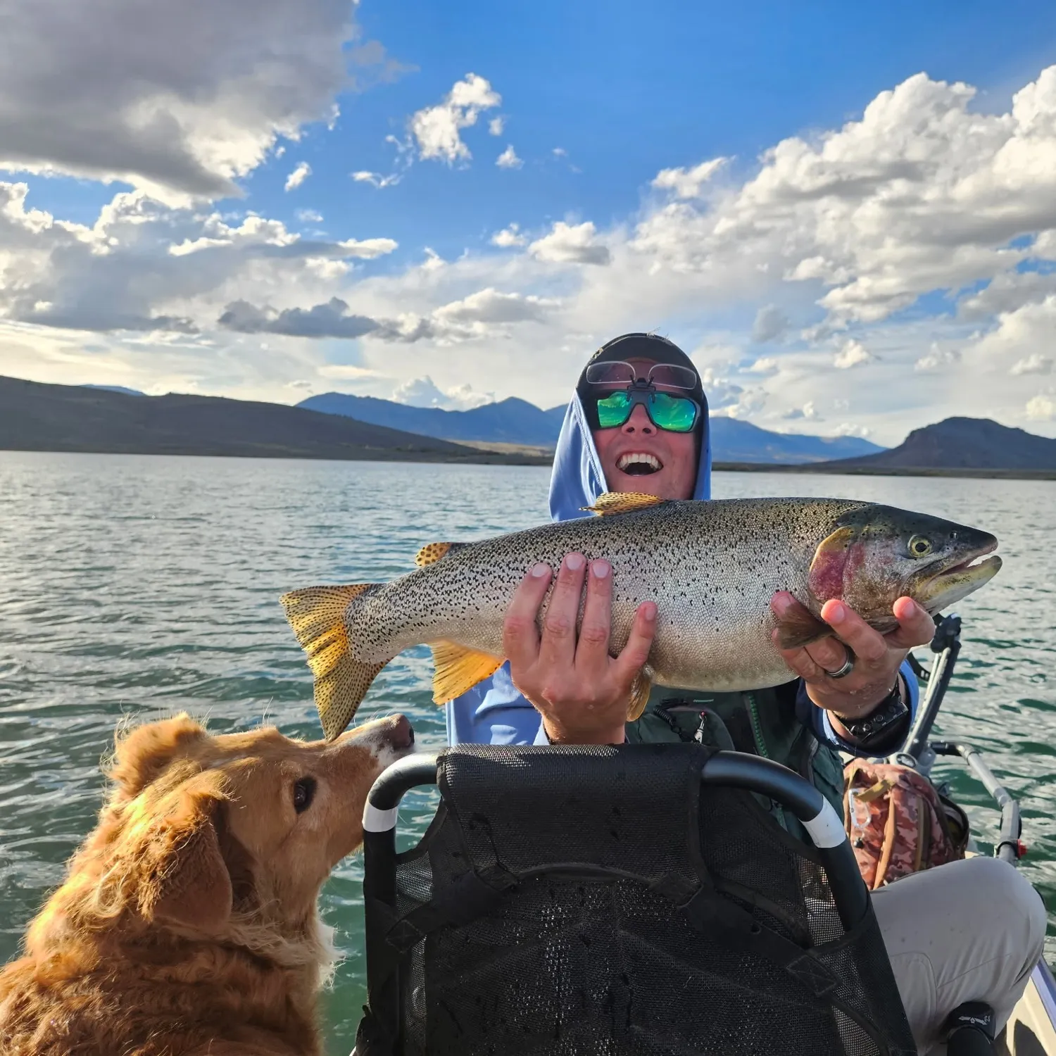 Rainbow trout caught on Fishbrain