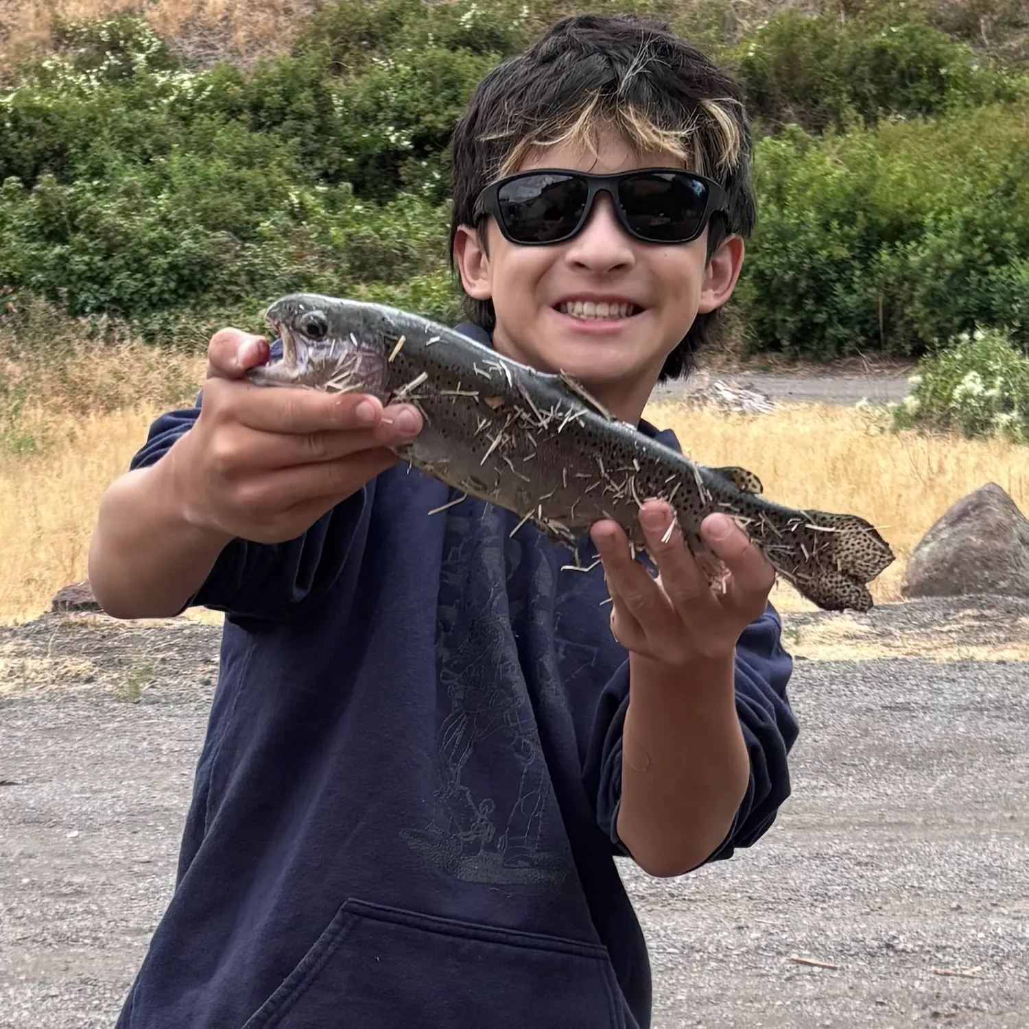 Rainbow trout caught on Fishbrain