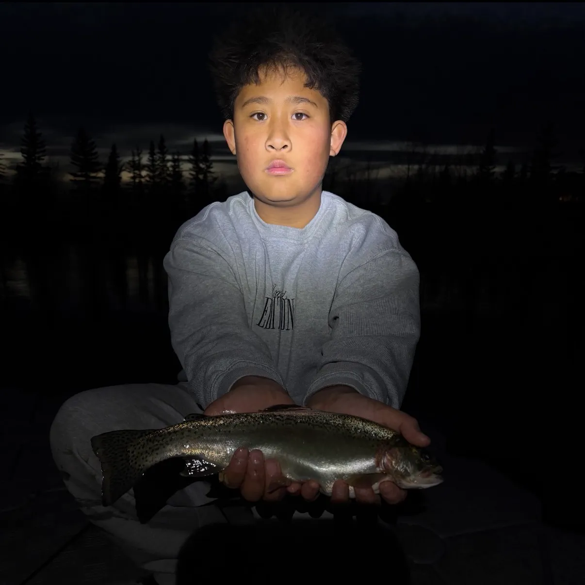 Rainbow trout caught on Fishbrain