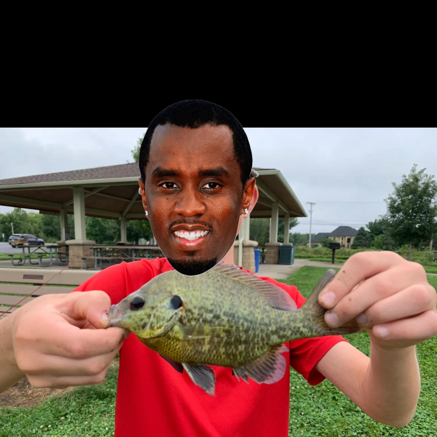 Redear sunfish caught on Fishbrain