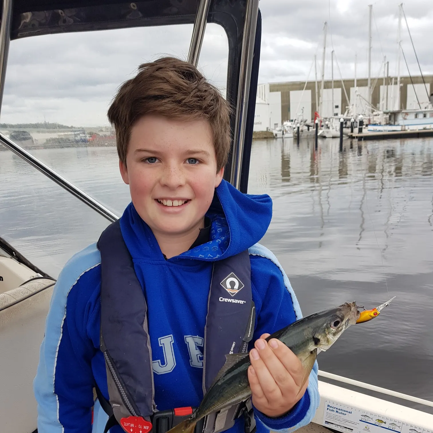 Greenback horse mackerel caught on Fishbrain