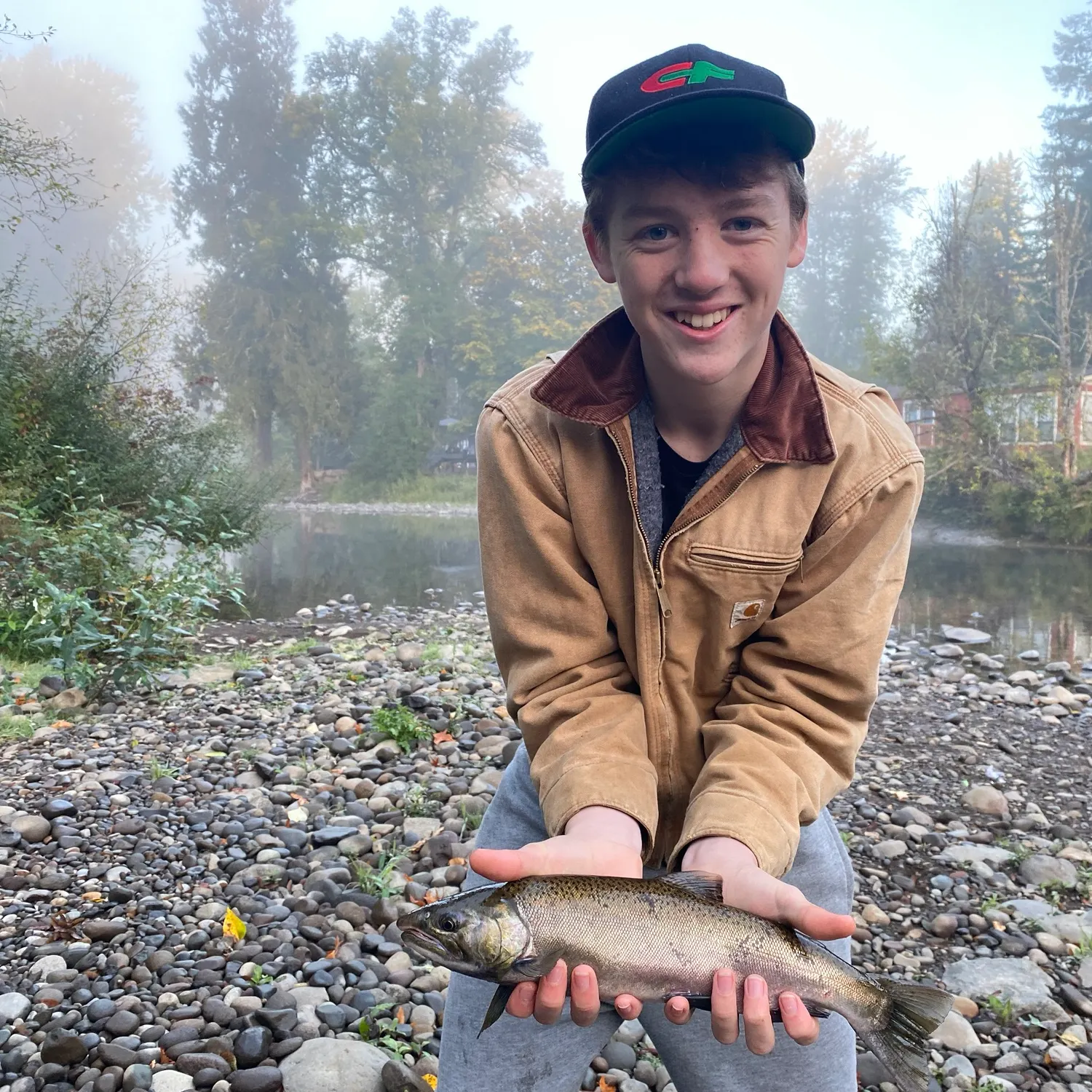 Coho salmon caught on Fishbrain