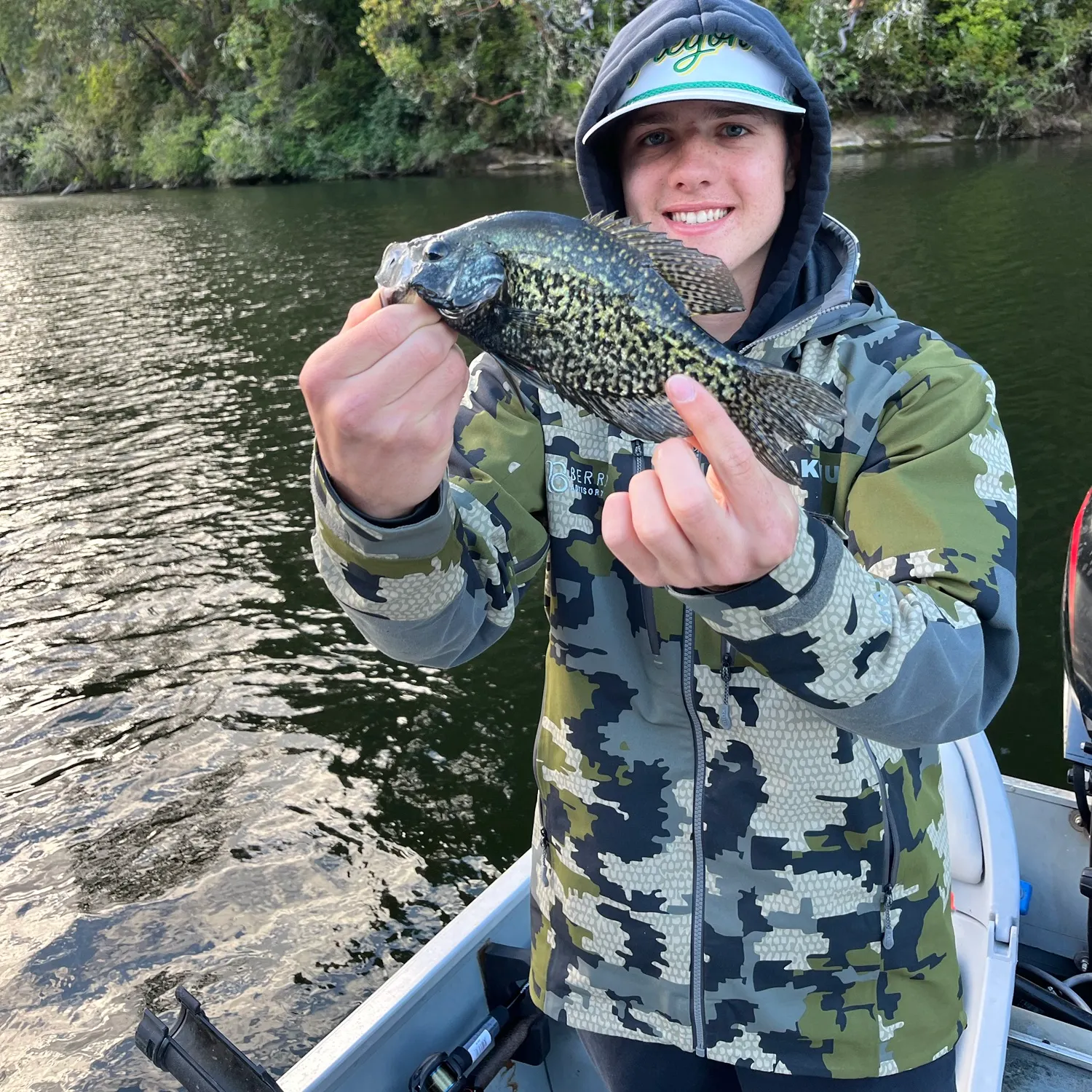 Black crappie caught on Fishbrain