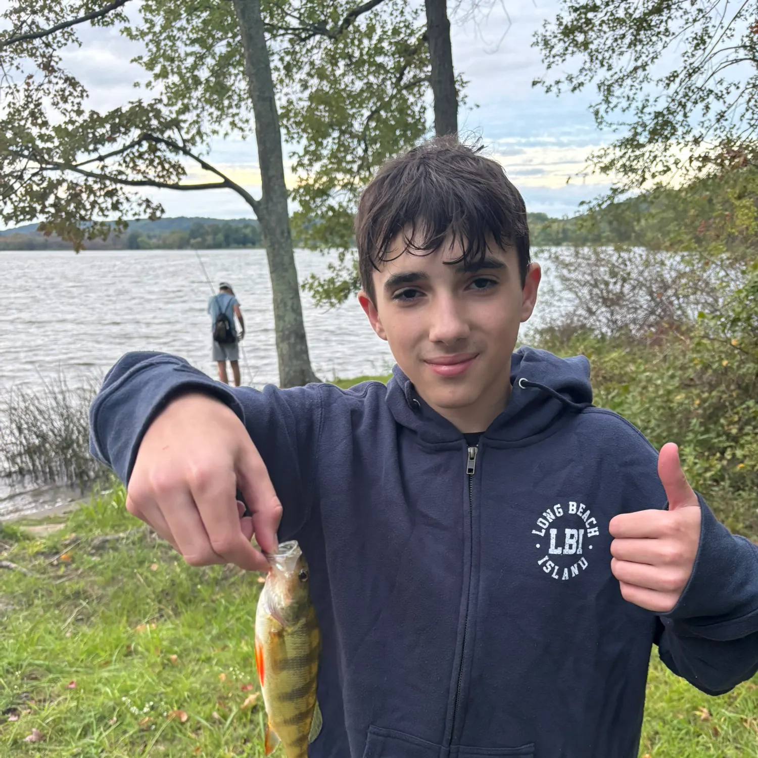 Yellow perch caught on Fishbrain