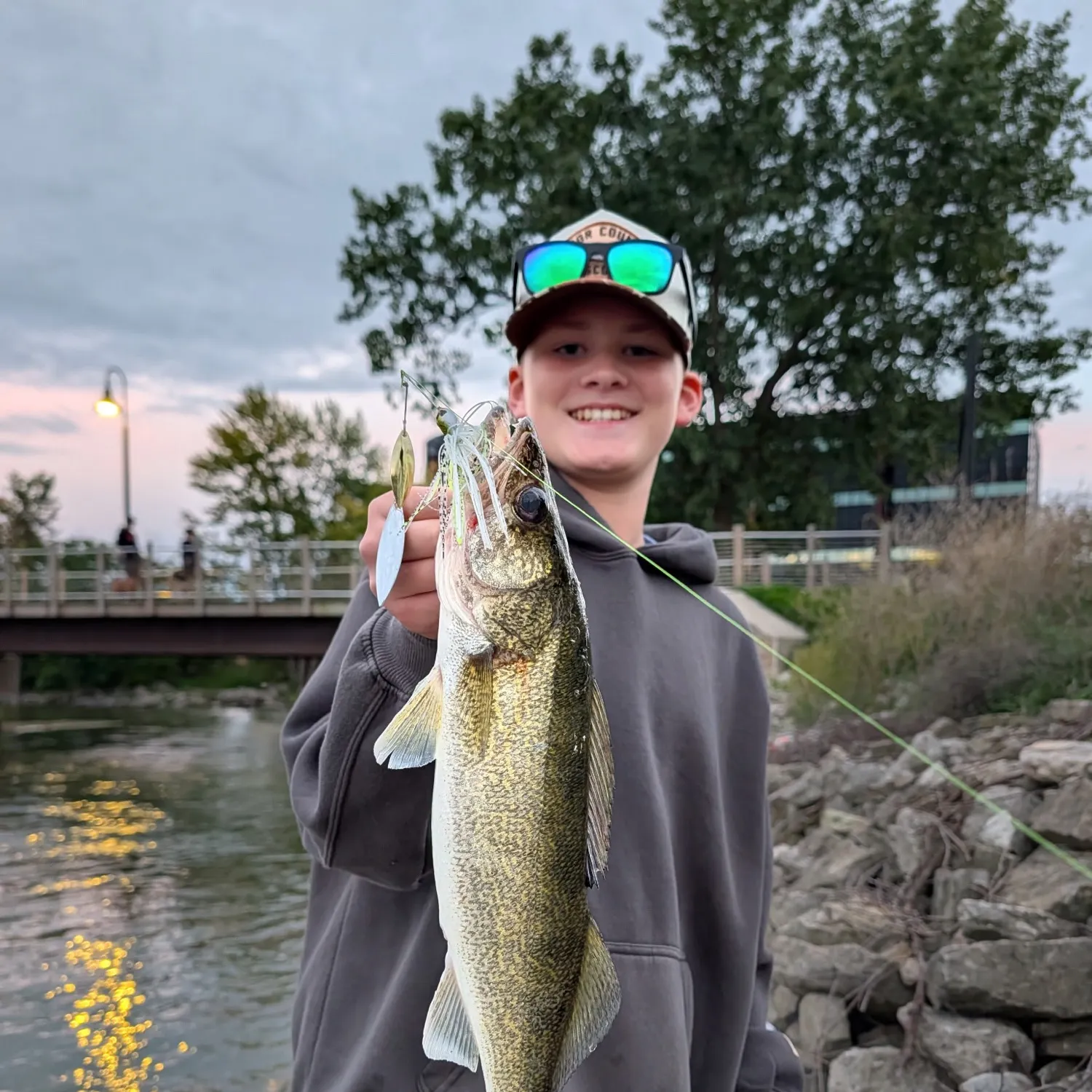 Walleye caught on Fishbrain