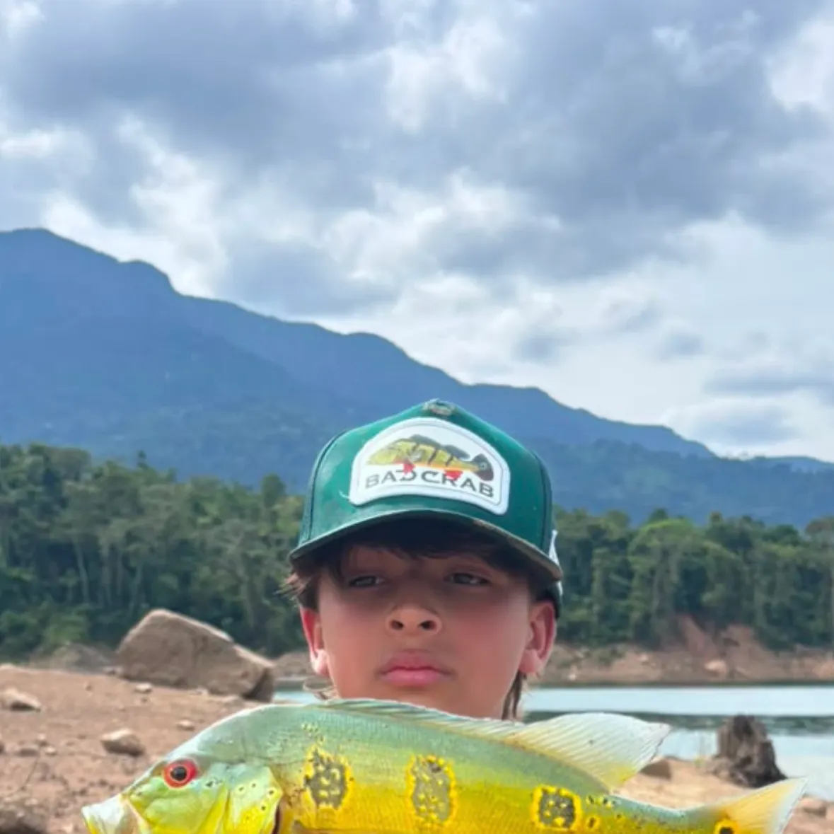 Butterfly peacock bass caught on Fishbrain