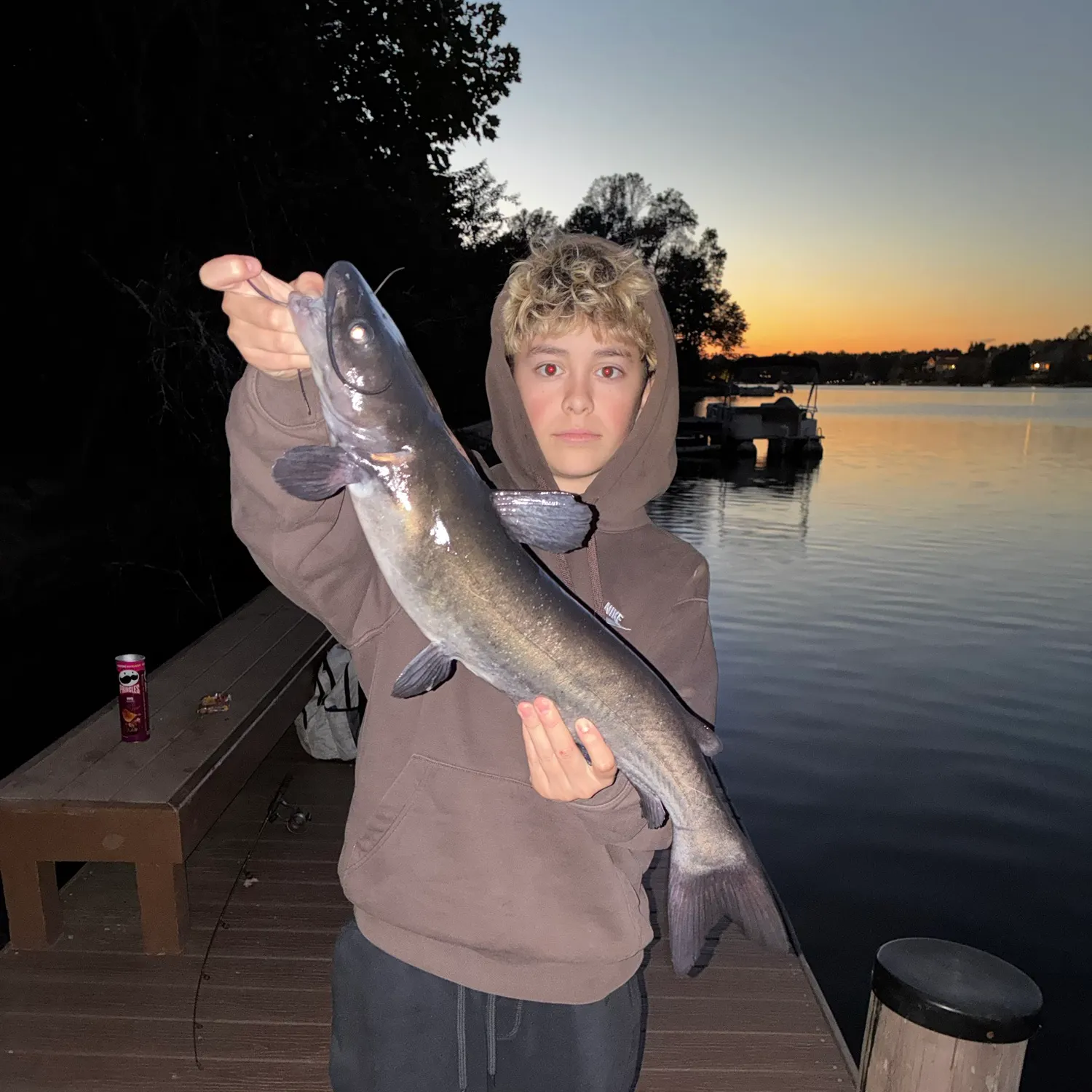 Channel catfish caught on Fishbrain