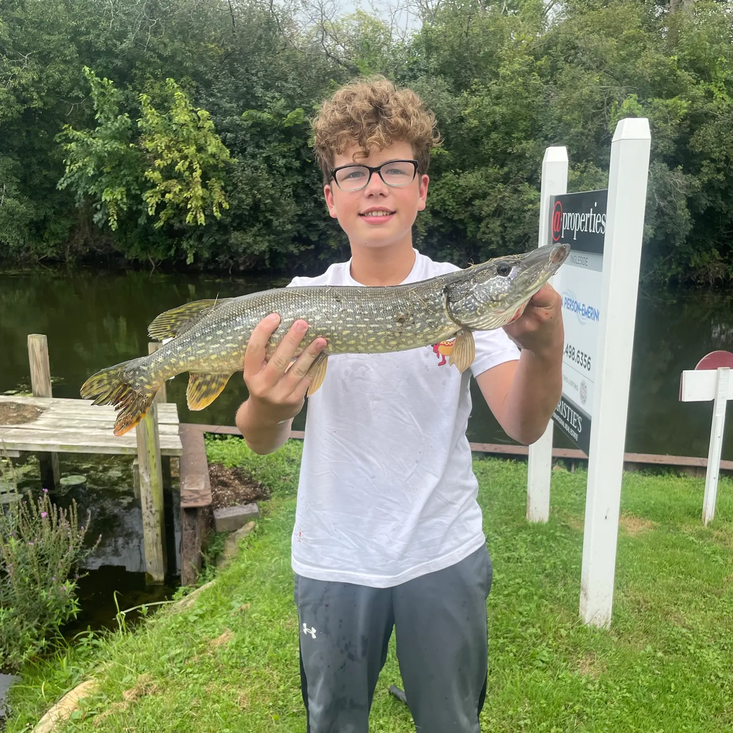 Northern pike caught on Fishbrain