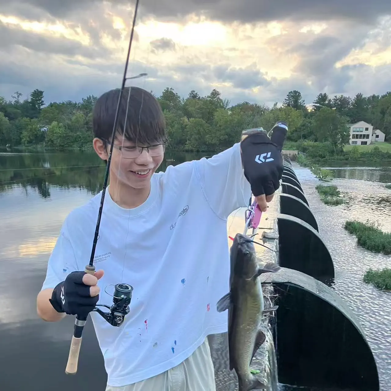 Channel catfish caught on Fishbrain
