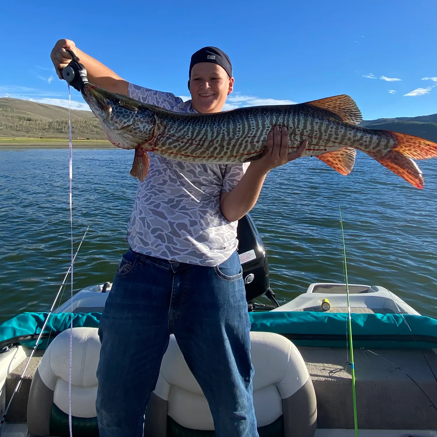 Tiger muskie caught on Fishbrain