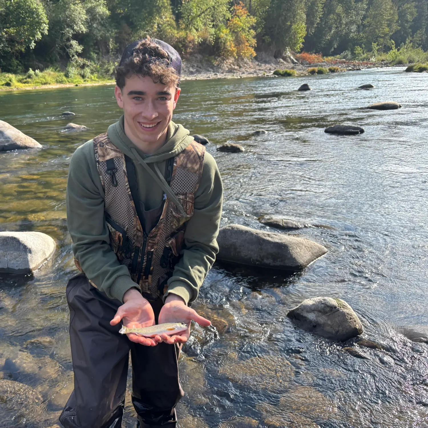 Rainbow trout caught on Fishbrain