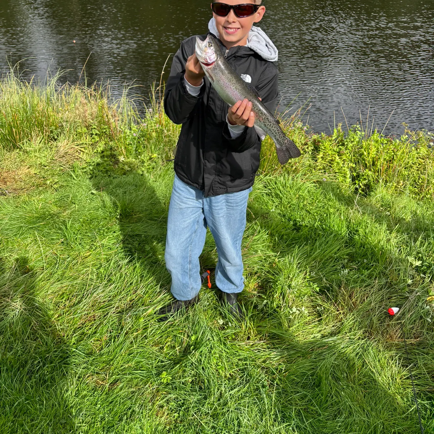 Rainbow trout caught on Fishbrain