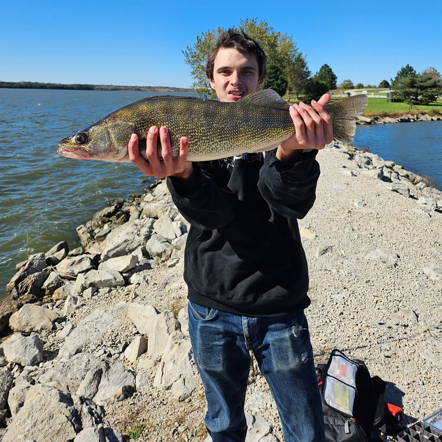 Walleye caught on Fishbrain