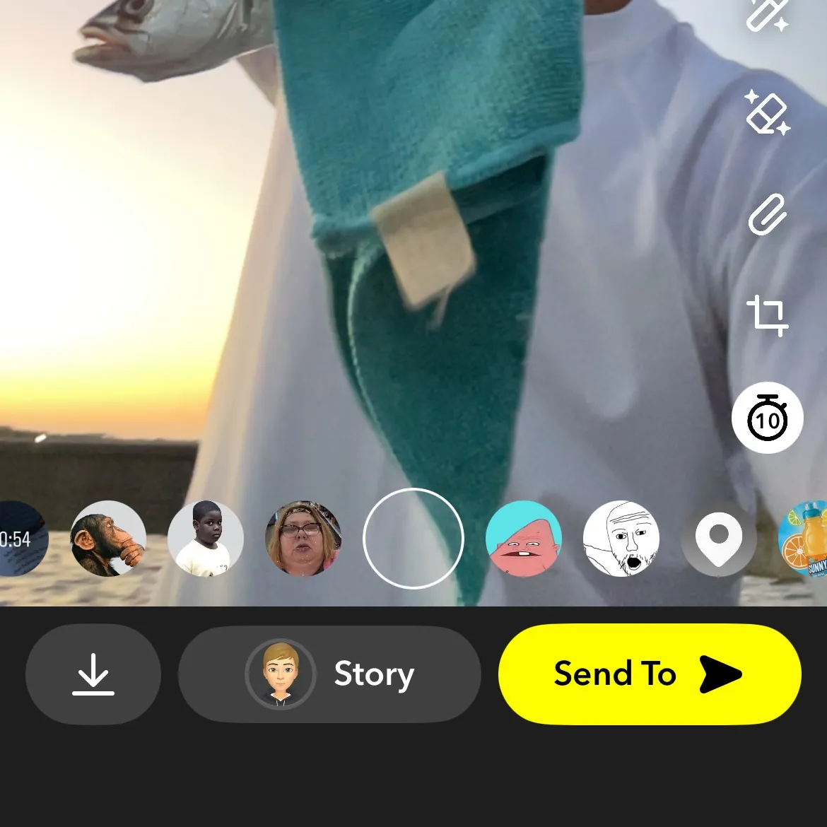 recently logged catches