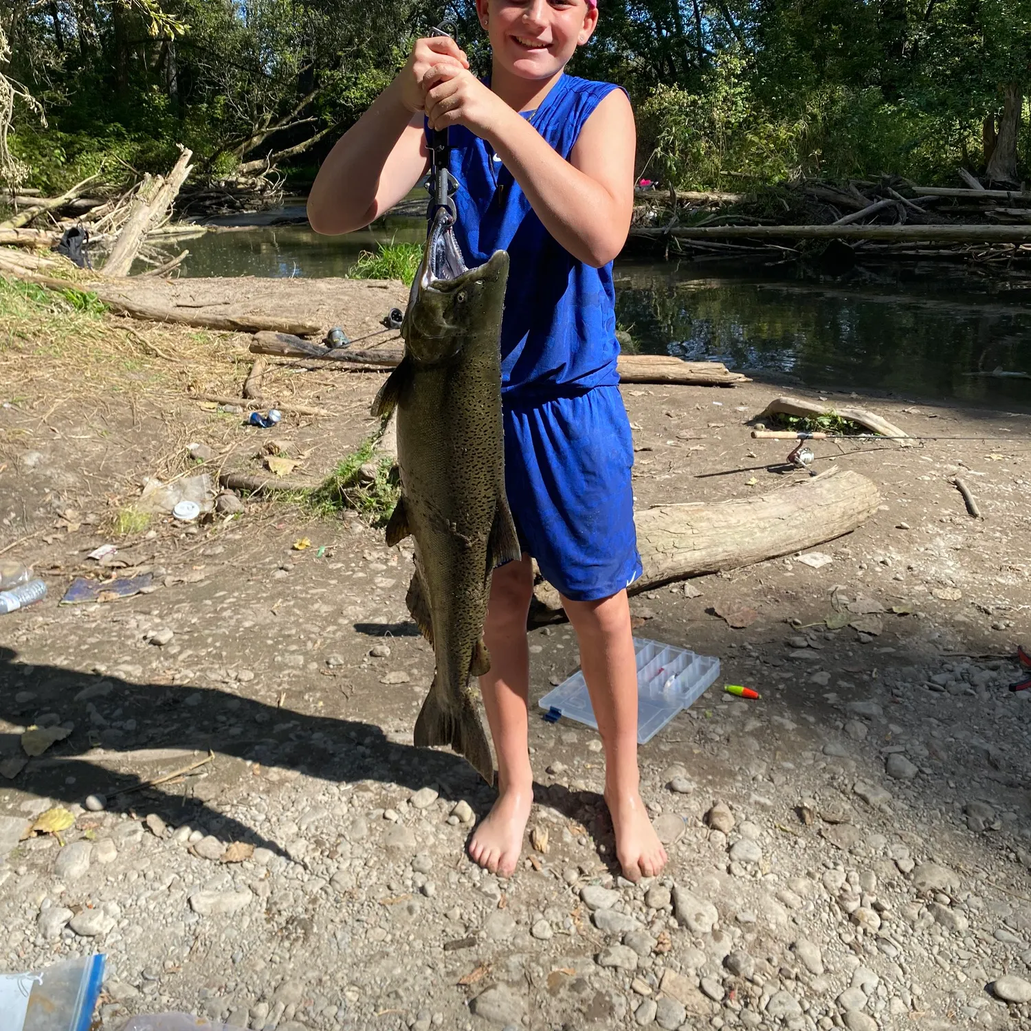 Chum salmon caught on Fishbrain