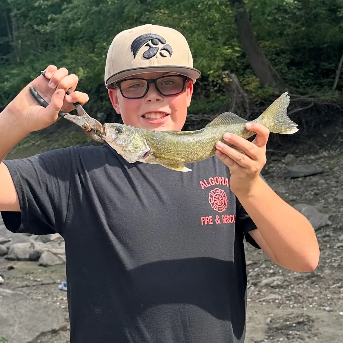 Walleye caught on Fishbrain