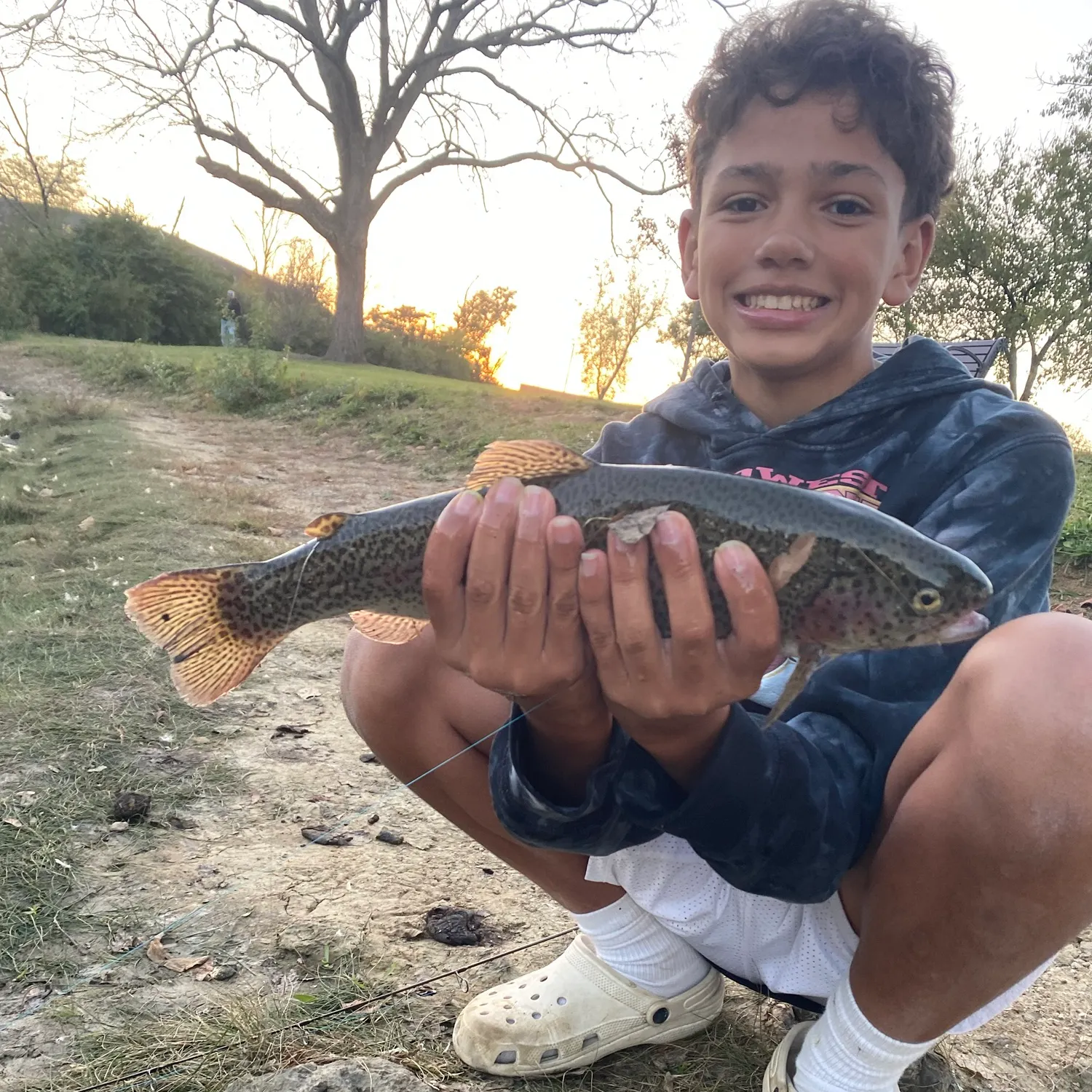 Rainbow trout caught on Fishbrain