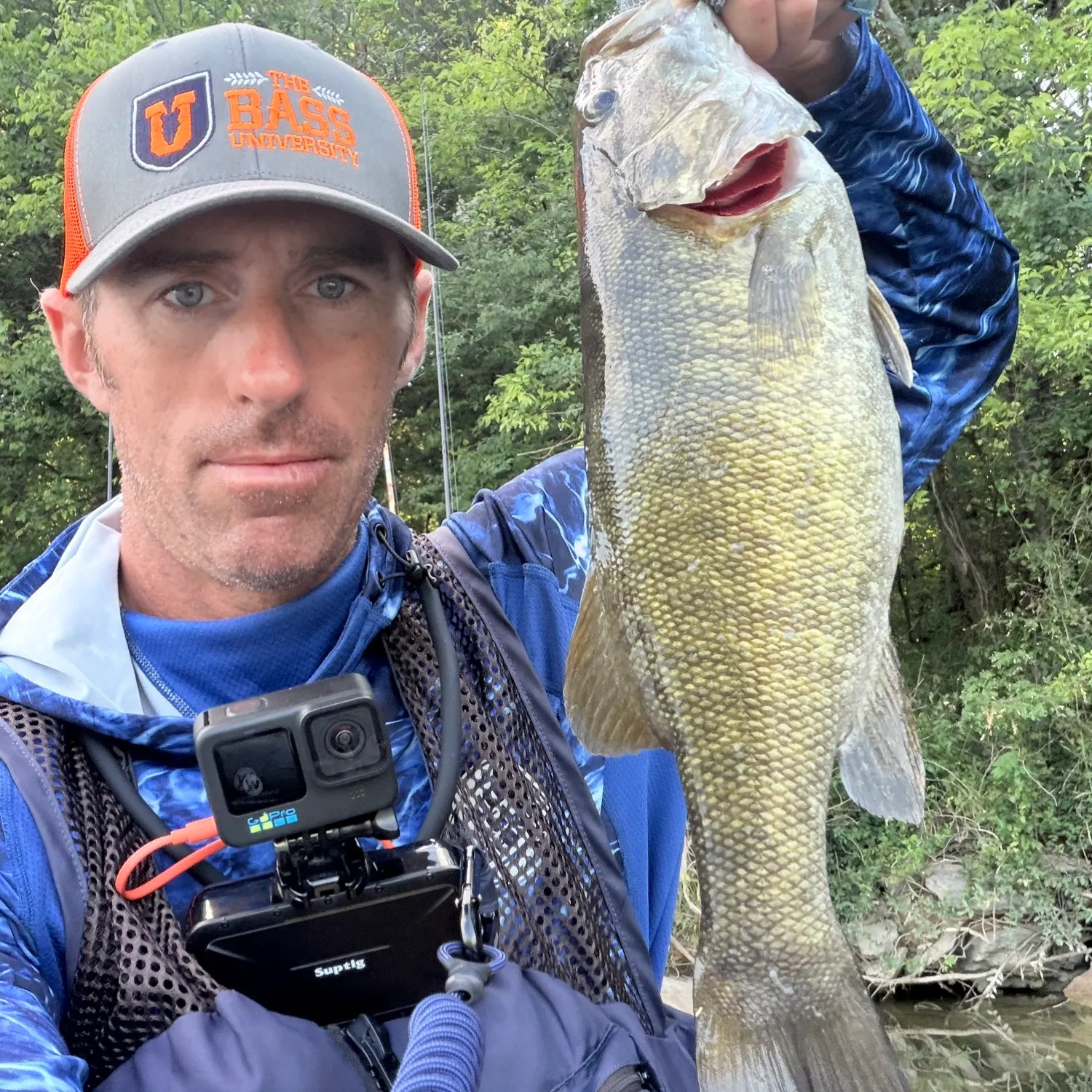 Smallmouth bass caught on Fishbrain