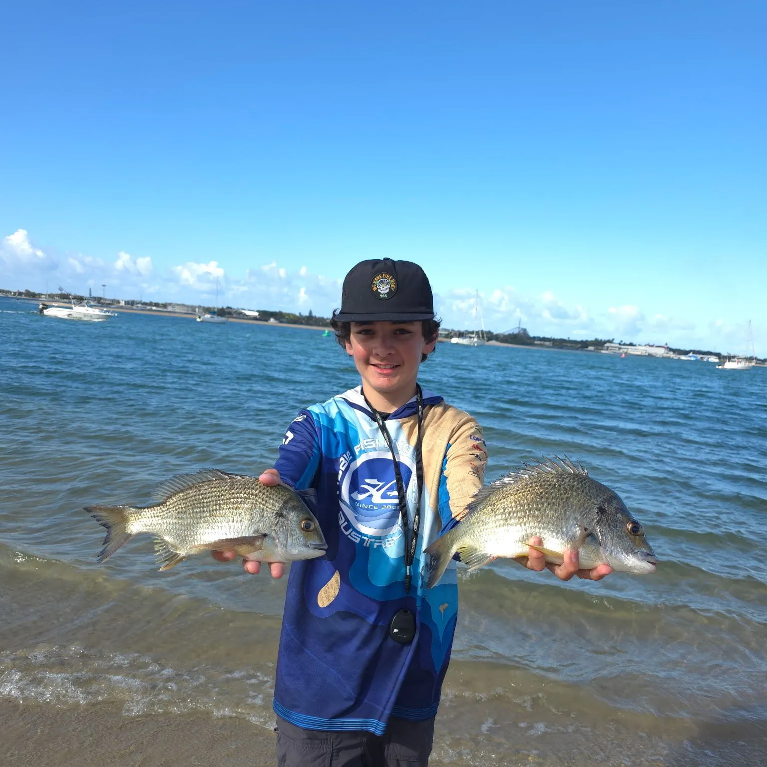 Surf bream caught on Fishbrain