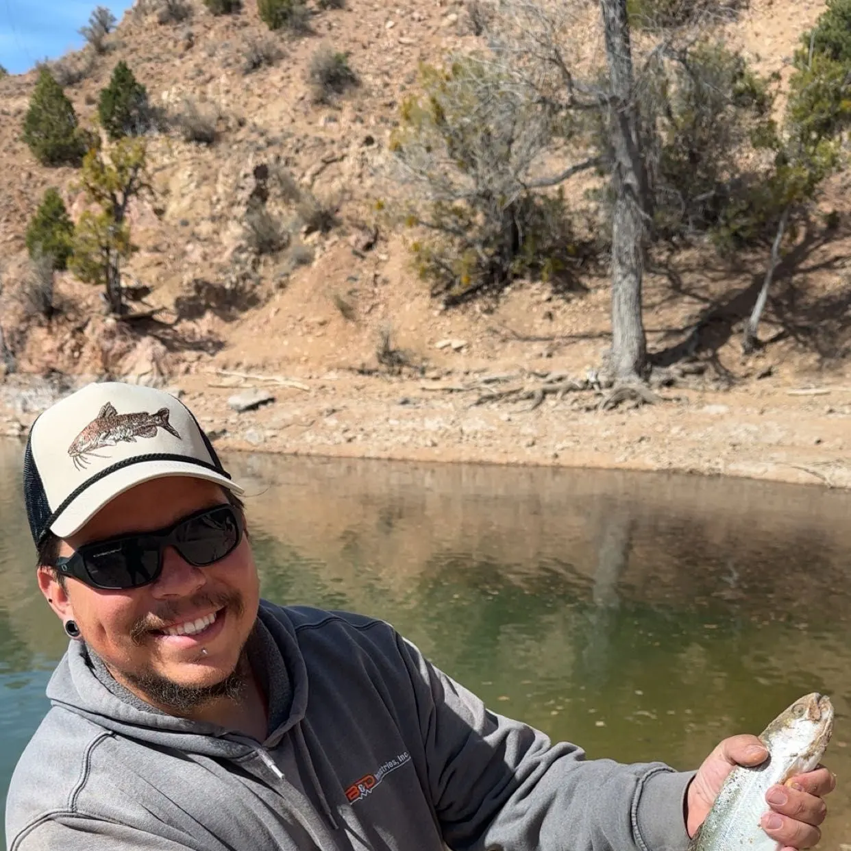 Rainbow trout caught on Fishbrain