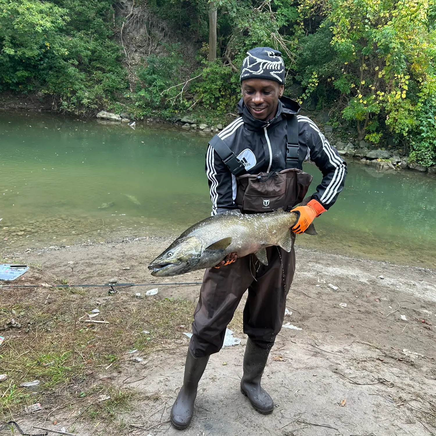 Chinook salmon caught on Fishbrain
