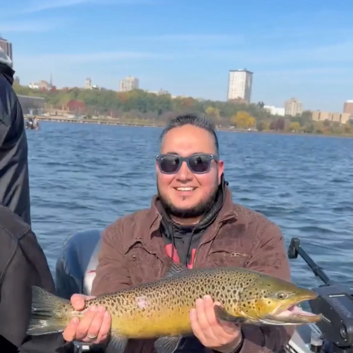 Brown trout caught on Fishbrain