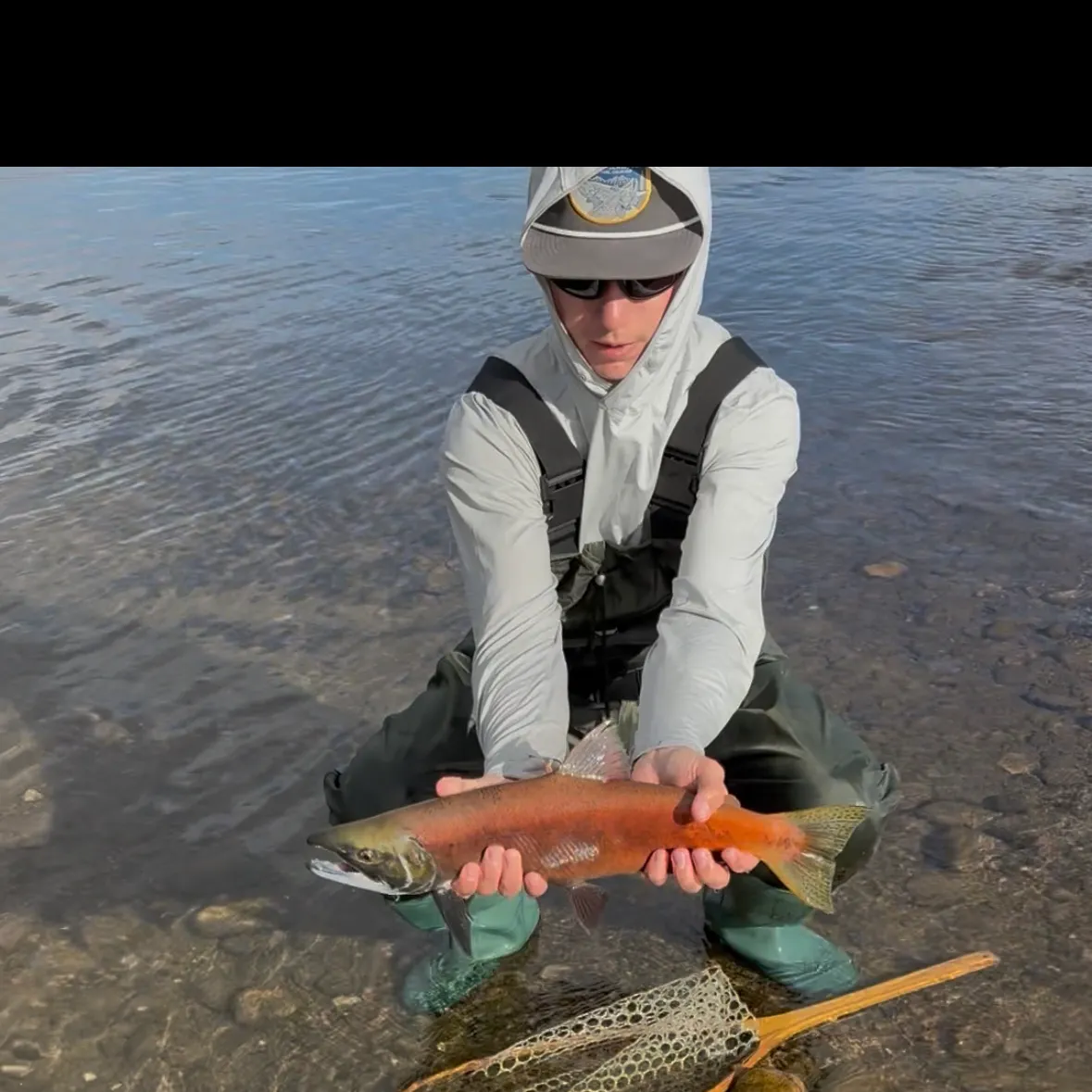 Kokanee salmon caught on Fishbrain