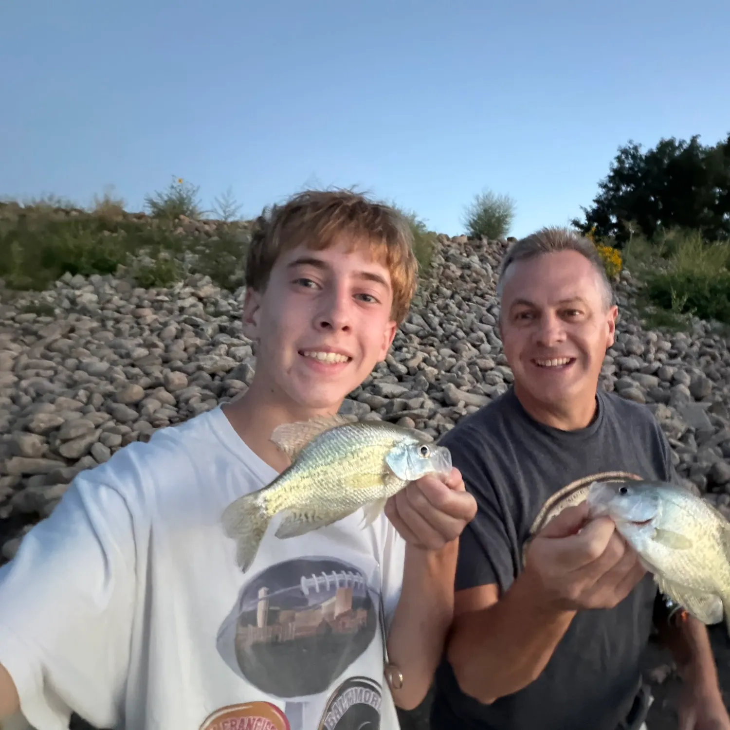 Black crappie caught on Fishbrain