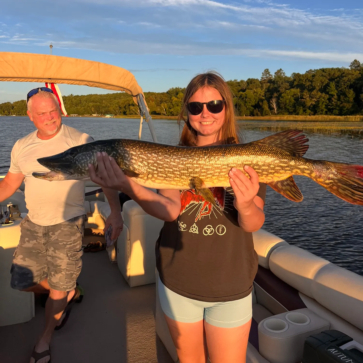 Northern pike caught on Fishbrain