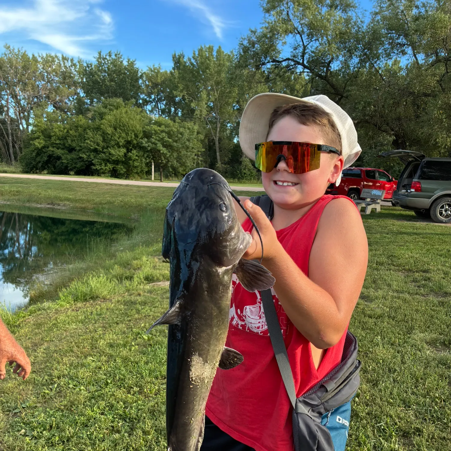 Channel catfish caught on Fishbrain