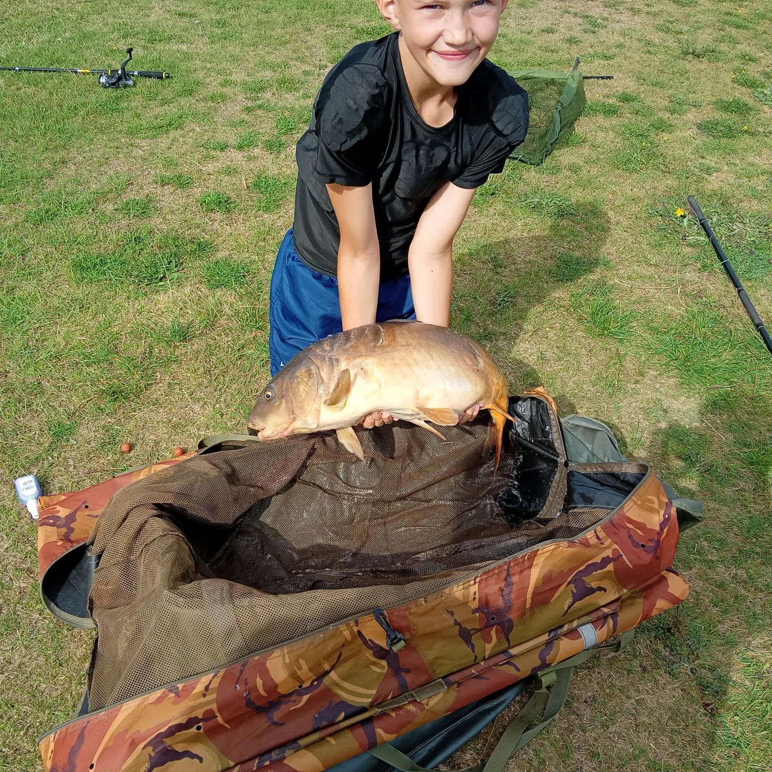 Mirror carp caught on Fishbrain