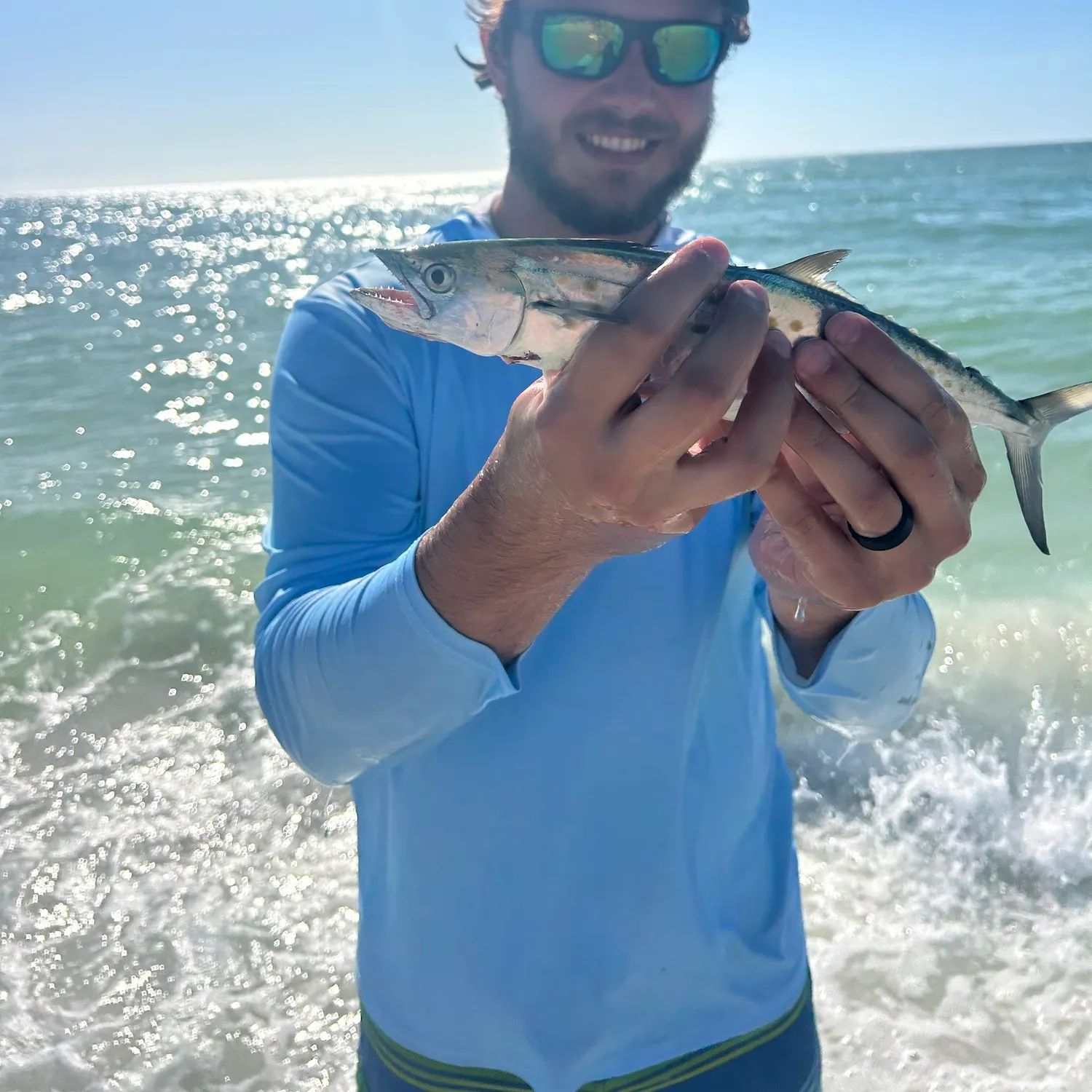 Spanish mackerel caught on Fishbrain