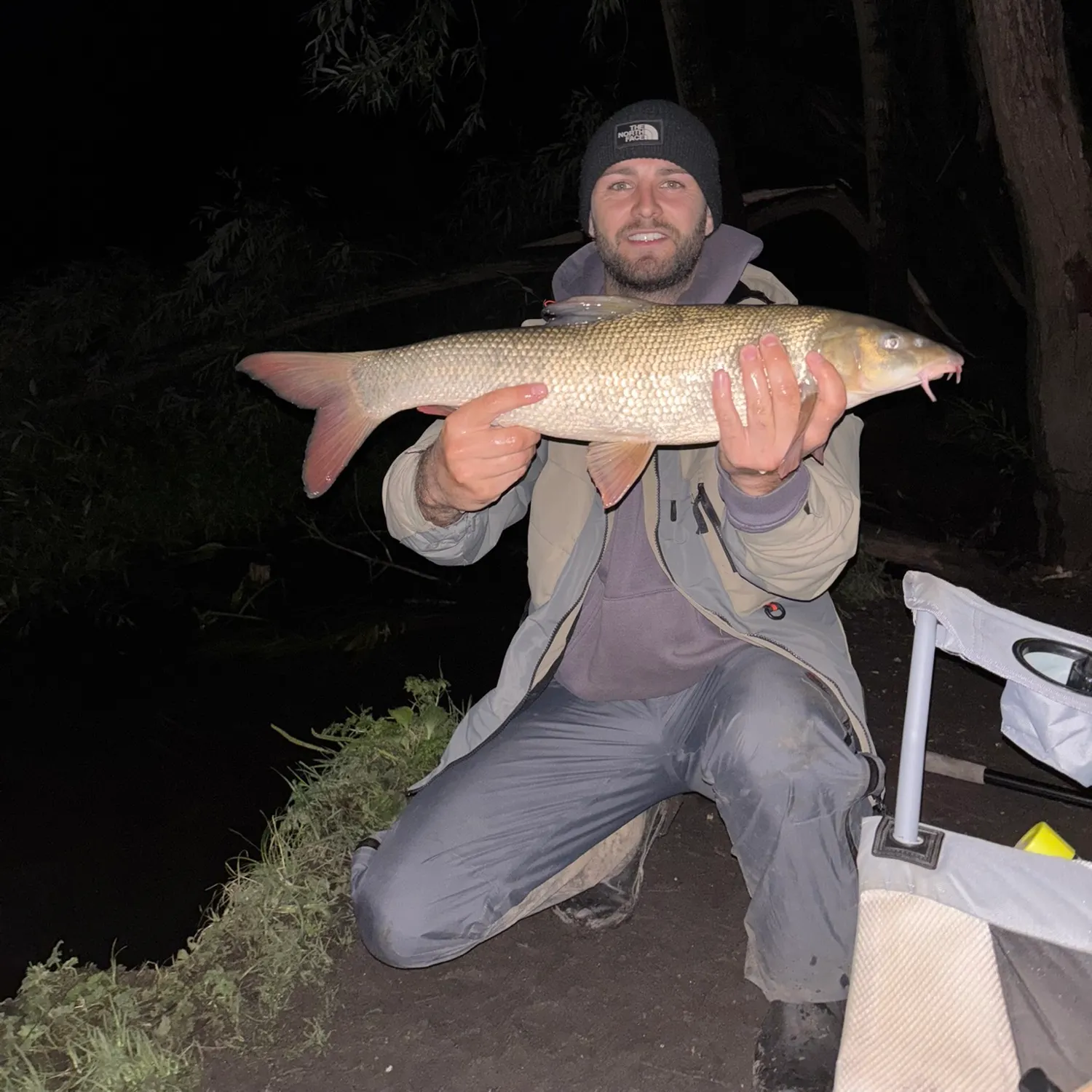 Common barbel caught on Fishbrain