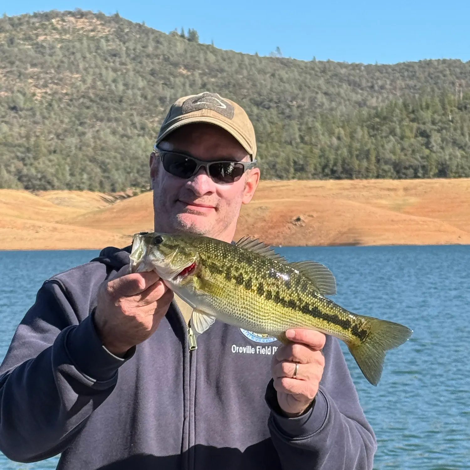 Spotted bass caught on Fishbrain