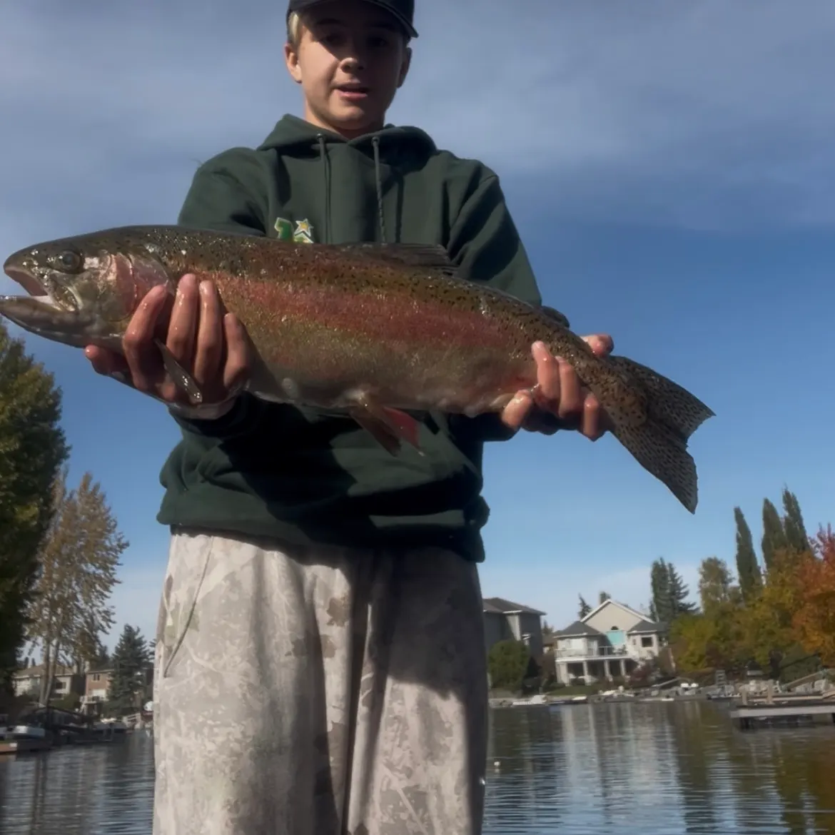 Rainbow trout caught on Fishbrain