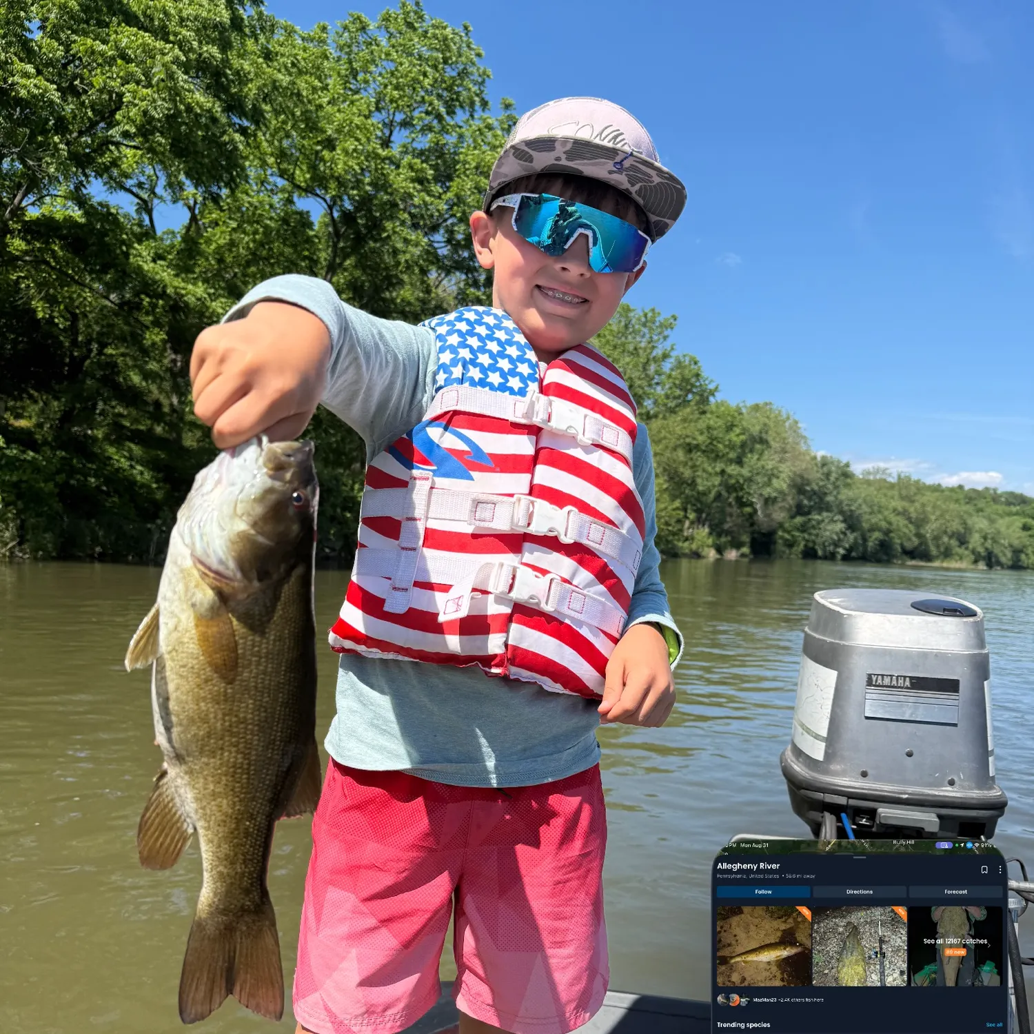 Smallmouth bass caught on Fishbrain