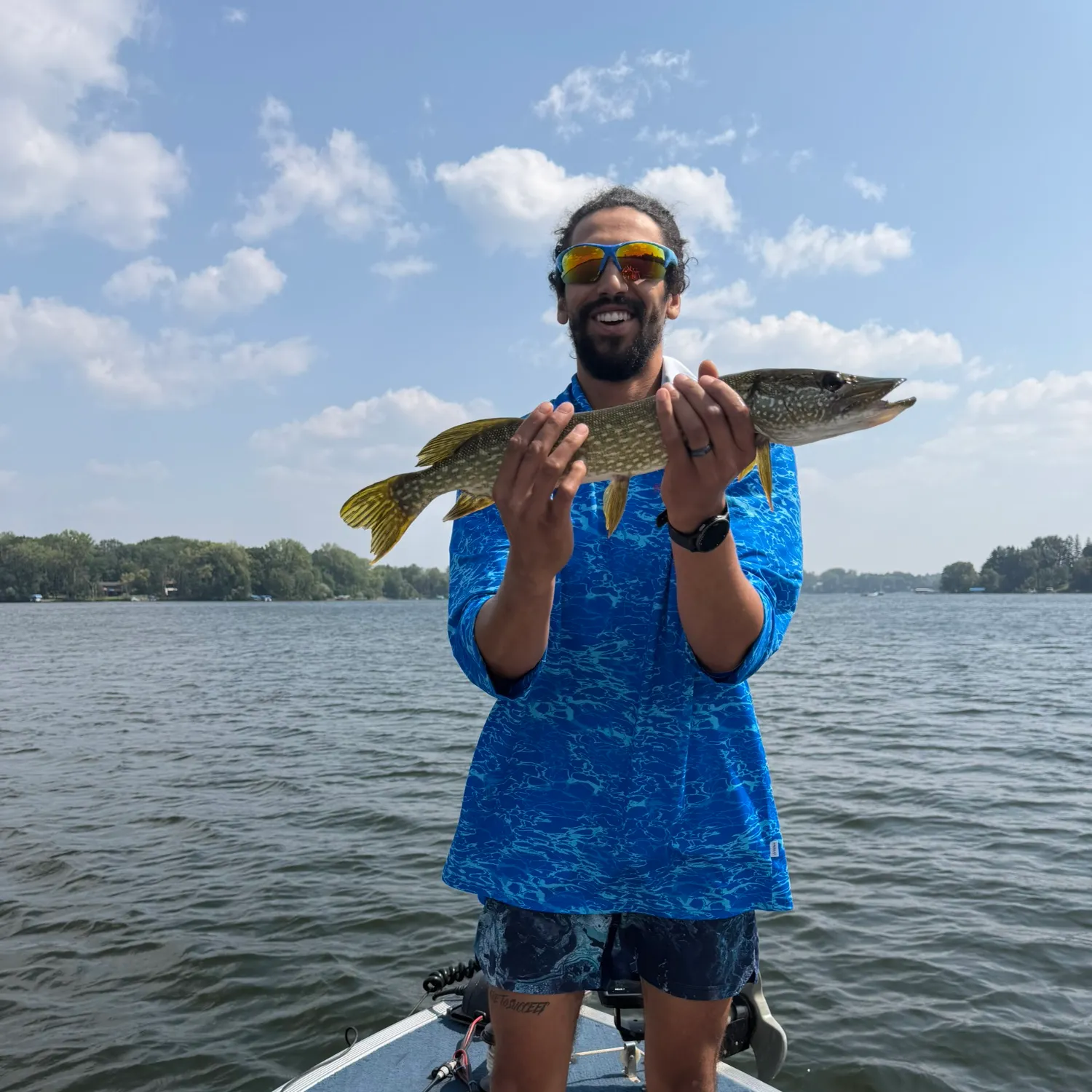 Northern pike caught on Fishbrain