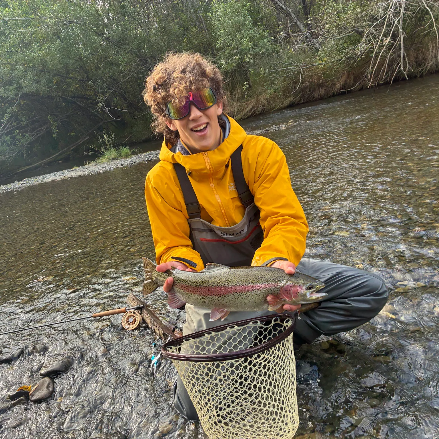 Rainbow trout caught on Fishbrain