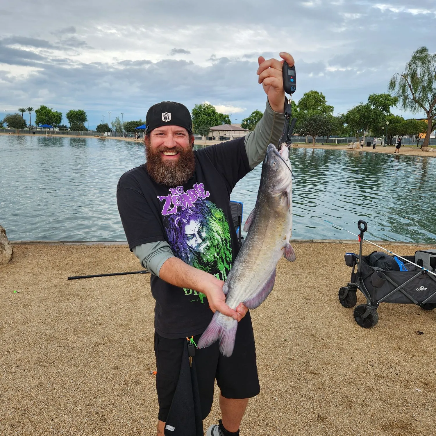 Channel catfish caught on Fishbrain