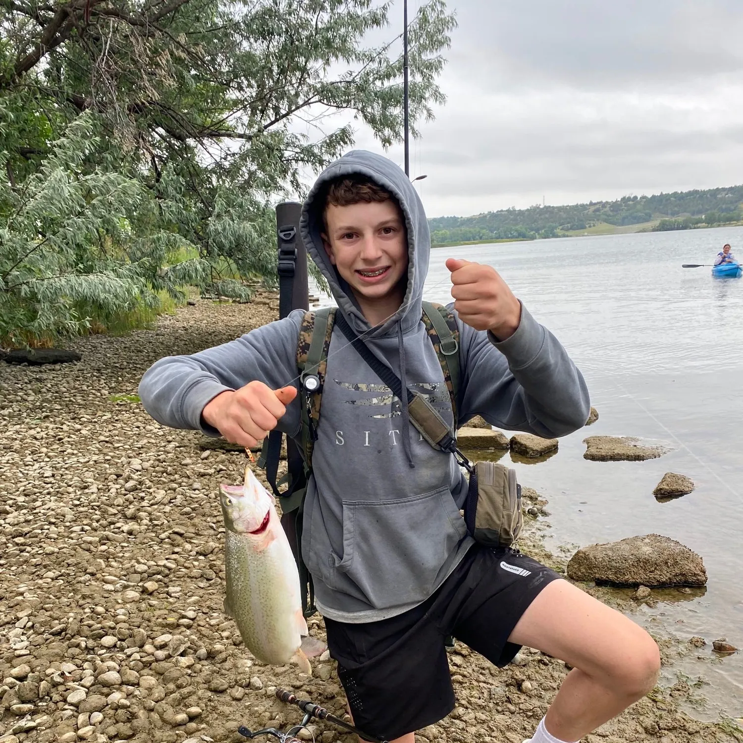 Rainbow trout caught on Fishbrain