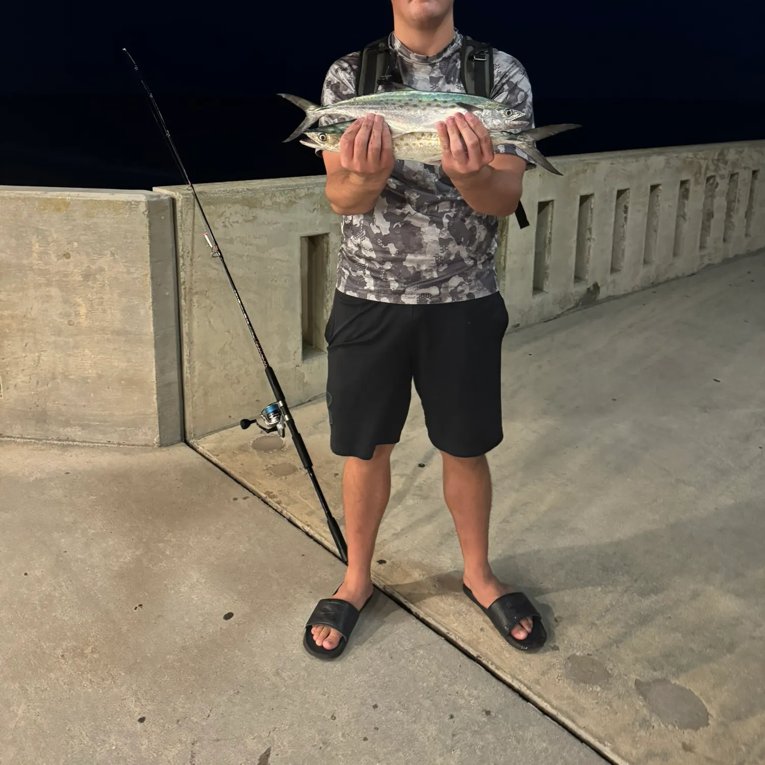 Spanish mackerel caught on Fishbrain