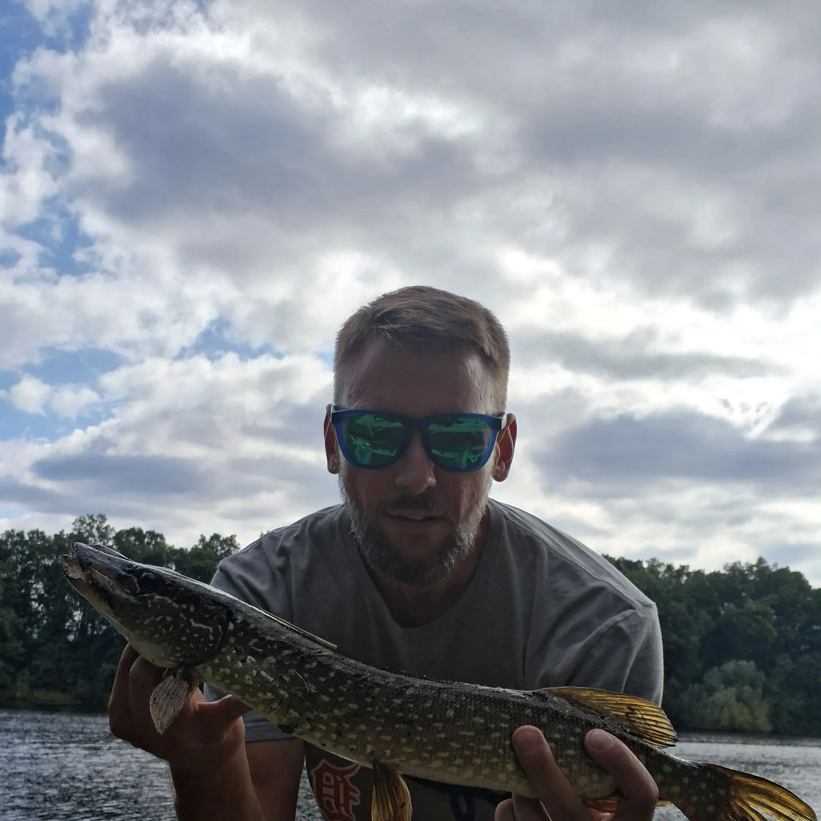 Northern pike caught on Fishbrain