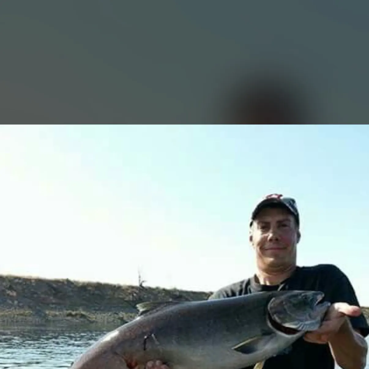 Chinook salmon caught on Fishbrain