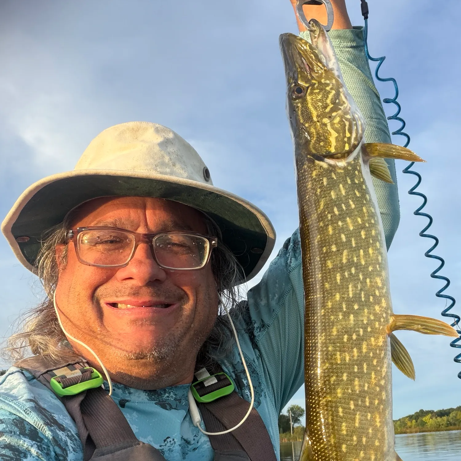 Northern pike caught on Fishbrain