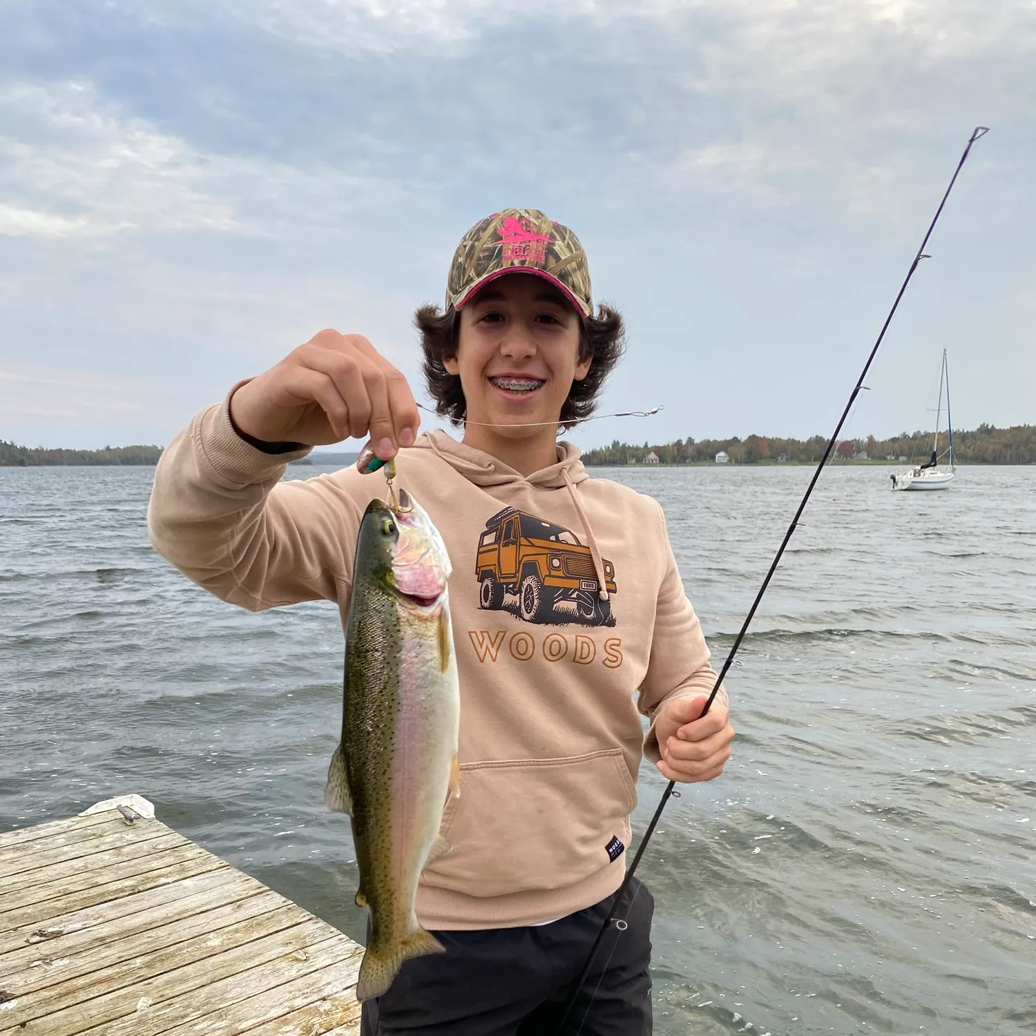 Rainbow trout caught on Fishbrain