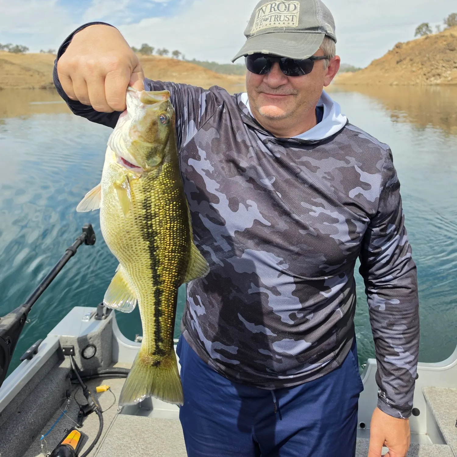 Spotted bass caught on Fishbrain