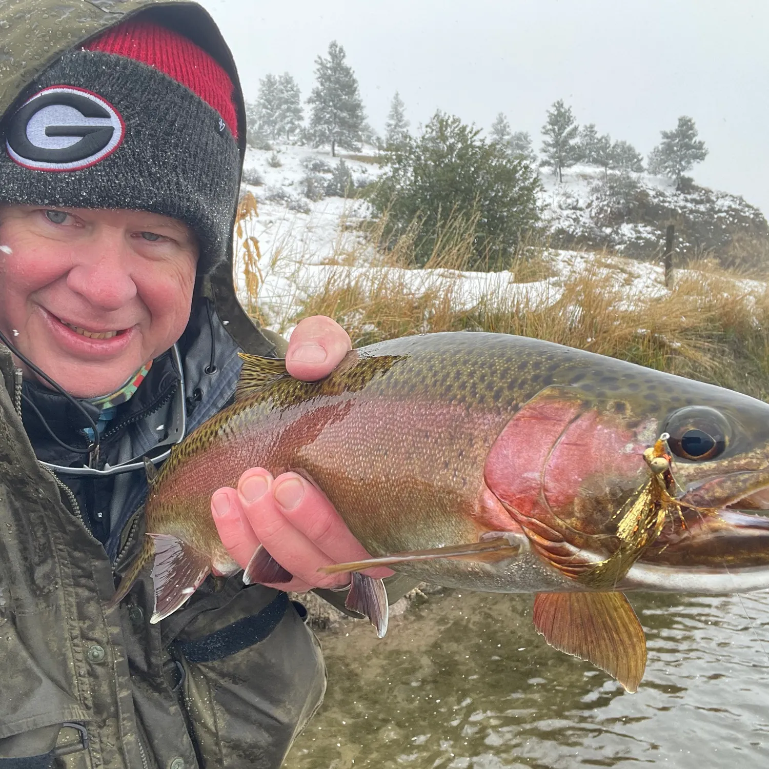 Rainbow trout caught on Fishbrain