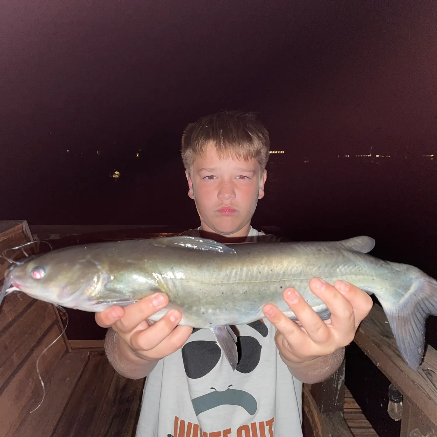 Channel catfish caught on Fishbrain